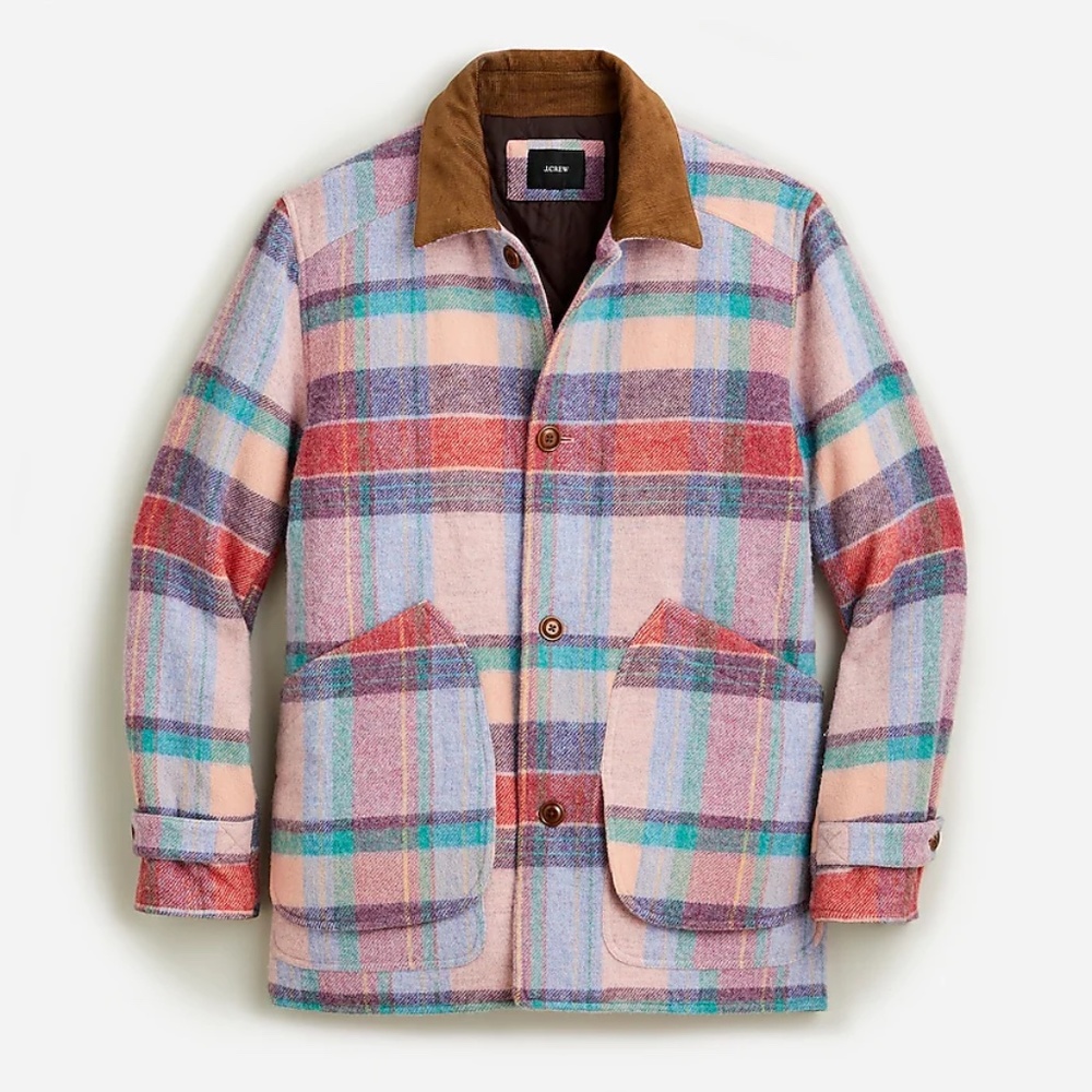 Barn Jacket in English Wool with PrimaLoft
